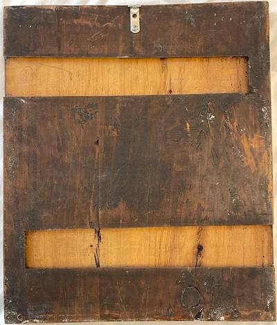 Икона "Двунадесятые Праздники с евангелистами". Палех, XIX век