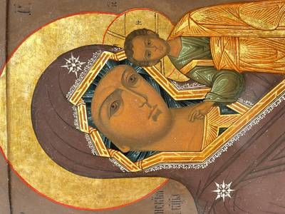 Икона "Богоматерь Казанская". Москва, XIX век