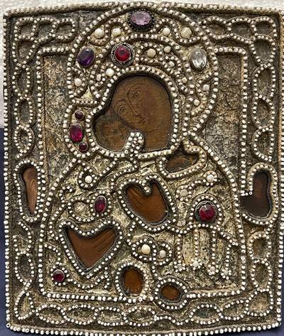 Икона "Богоматерь Владимирская". Центральная Россия, XVII-XIX век