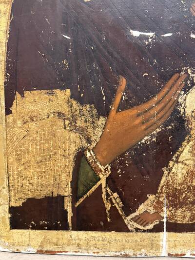 Икона «Богоматерь Тихвинская». Россия, Кострома, первое десятилетие XVIII века