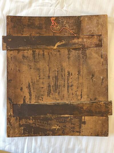 Икона «Богоматерь Тихвинская». Центральная Россия, XIX век