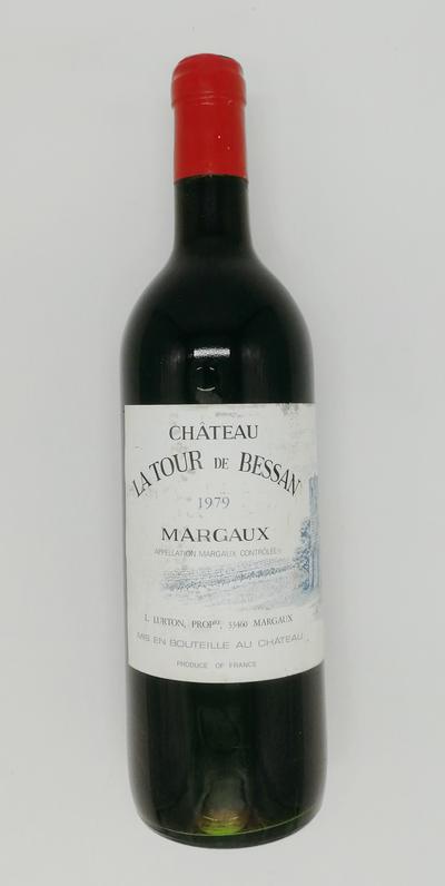 Вино 1979 "Chateau LATOUR de BESSAN". Год урожая 1979 считается удачным для Pauillac (87R - таблица миллезимов Роберта Паркера)