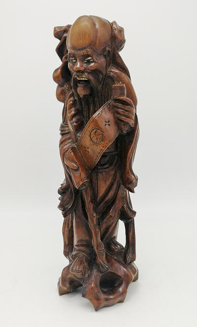 Скульптура Бога богатства "Туа Пех Конг". Китай, конец XIX - начало XX вв.