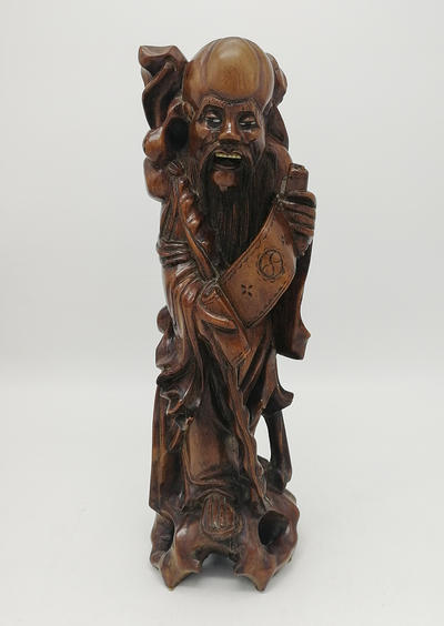 Скульптура Бога богатства &quot;Туа Пех Конг&quot;. Китай, конец XIX - начало XX вв.