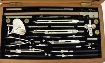 Готовальня "E.O. Richter &amp; Co Pracision". Германия. Начало XX века. Спец. версия "XVI.P"