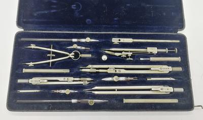 Готовальня "E.O. Richter &amp; Co Pracision". Германия, середина ХХ века.