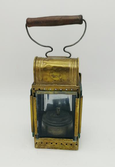 Железнодорожный керосиновый фонарь. Бельгия, конец XIX - начало XX вв.