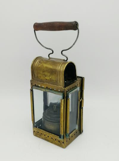 Железнодорожный керосиновый фонарь. Бельгия, конец XIX - начало XX вв.