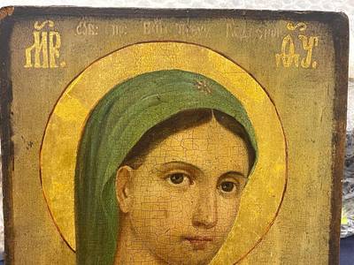 Икона "Богоматерь Трех Радостей". Центральная Россия, XIX век