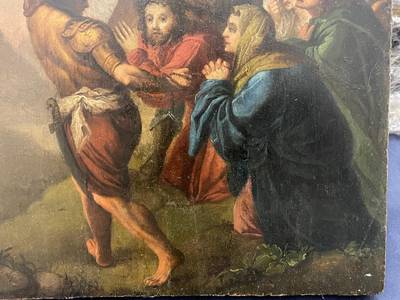 Икона "Несение Креста Господня". Санкт-Петербург, XIX век