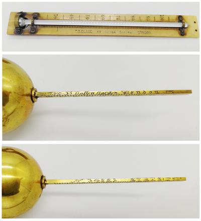 Гидрометр "Sikes" (ареометр). Англия, конец XIX века