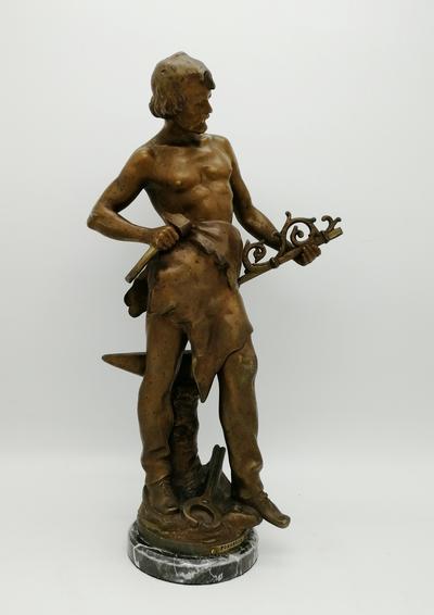 Скульптура "Кузнец". Западная Европа, конец XIX - начало ХХ века