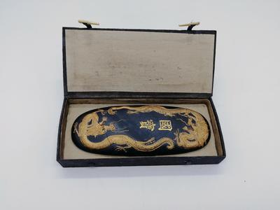 Коллекционный брусок китайской туши "Национальное сокровище". Китай. Конец XIX - начало XX века.