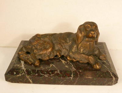 Пресс-папье "Собака охотничья". Вторая половина XIX века.