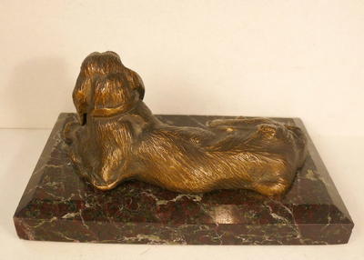 Пресс-папье "Собака охотничья". Вторая половина XIX века.