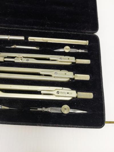 Готовальня "E.O. Richter &amp; Co Pracision". Германия. Начало XX века. Комплектация № 2236