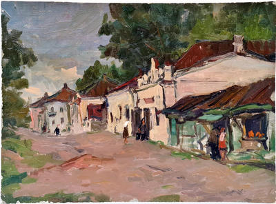 Картина «Плёс». Кокорин А.В., 1948 г.