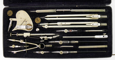 Готовальня "E O Richter & Co Chemnitz". Германия. Первая половина XX века