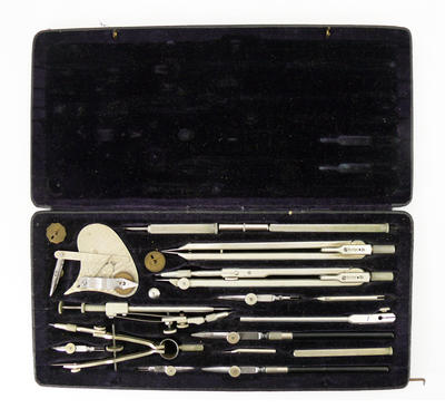 Готовальня "E O Richter & Co Chemnitz". Германия. Первая половина XX века