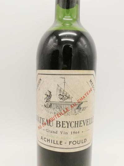 Вино 1964 &quot;CHATEAU BEYCHEVELLE&quot;. Год урожая 1964. Производитель Ахил Фулд