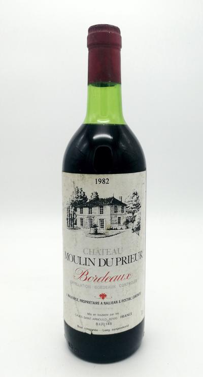 Вино 1982 &quot;Chateau moulin du prieur&quot;. Год урожая 1982 считается хорошим для Bordeaux (94R - таблица миллезимов Роберта Паркера)